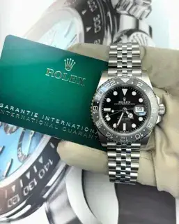 Rolex Rolex GMT-Master II 126710GRNR-0003 40mm Stainless steel Black