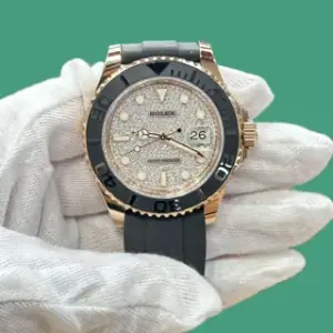 Rolex Rolex Yacht-Master 126655-0005 40mm Rose gold Paved