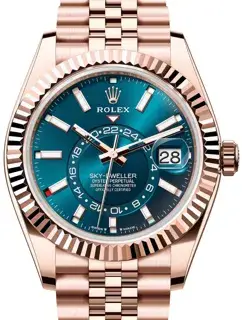 Rolex Rolex Sky-Dweller 336935-0005 42mm Rose gold Green