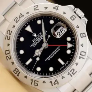 Rolex Rolex Explorer II 16570T II 16570 40mm Stainless steel Black