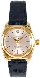 Rolex Rolex Oyster Perpetual 3131 33mm Yellow gold Silver