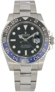 Rolex Rolex GMT-Master II 116710 40mm Stainless steel Black