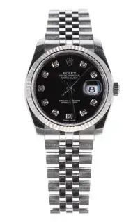 Rolex Rolex Datejust 116234 36mm White gold and Stainless steel Black