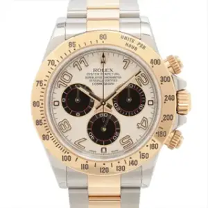 Rolex Rolex Daytona 116523 40mm Stainless steel Black and White