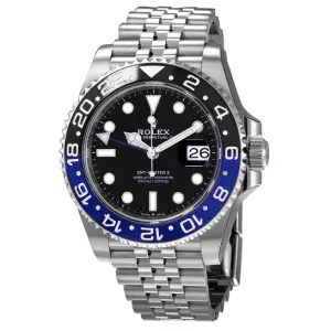 Rolex RolexGMT-Master II GMT Black Dial Batman Bezel Men's Watch 126710blnr
