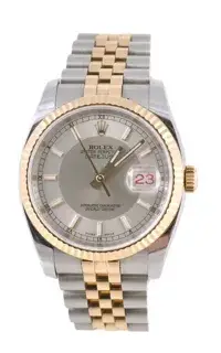 Rolex Rolex Datejust 116233 44mm Yellow gold Silver
