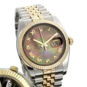 Rolex Rolex Datejust 116231 36mm Rose gold and Stainless steel White