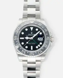 Rolex Rolex GMT-Master II 126710GRNR-0004 40mm Stainless steel Black
