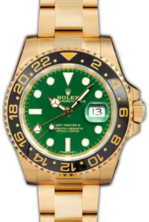 Rolex Rolex GMT-Master II 116718LN 40mm Yellow gold Green