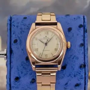 Rolex Rolex Oyster Perpetual 3131 32mm Rose gold Champagne