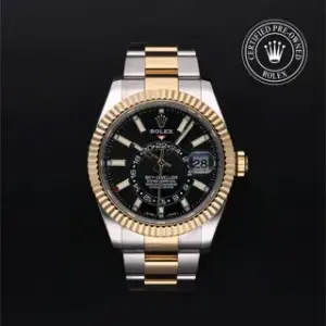 Rolex Rolex Sky-Dweller 326933 42mm Rolesor 18 Karat Yellow Black