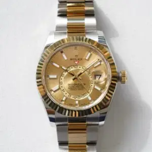 Rolex Rolex Sky-Dweller 2022 42mm Yellow gold and Stainless steel Golden