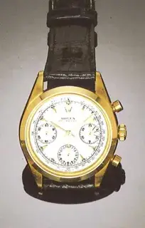 Rolex Rolex Daytona 6238 36mm Yellow gold Silver