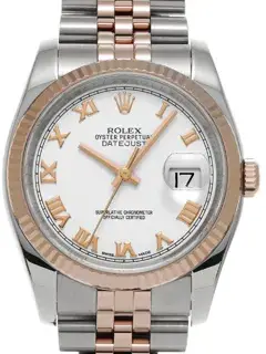 Rolex Rolex Datejust 116231 35mm Stainless steel White