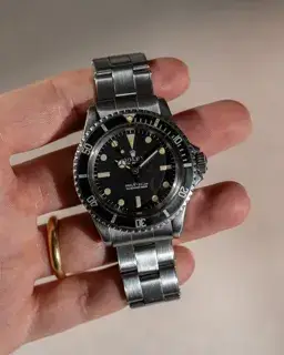Rolex Rolex Submariner 5513 Stainless steel Black
