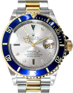 Rolex Rolex Submariner Date 16613 Stainless steel Silver
