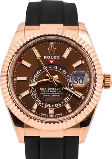 Rolex Rolex Sky-Dweller 326235 42mm Rose gold Brown
