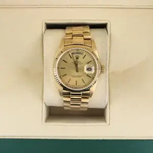 Rolex Rolex Day-Date 361981 Day-Date 18038 Champagne Dial 18kt President No Papers 36mm