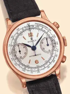 Rolex Rolex Chronograph 2508 35mm Rose gold Silver