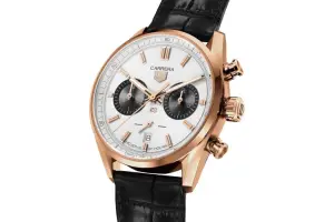 TAG Heuer Carrera Chronograph Jack Heuer Birthday Gold Limited Edition