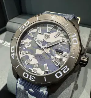 TAG Heuer TAG Heuer Aquaracer WAY208D.FC8221 43mm Titanium Blue