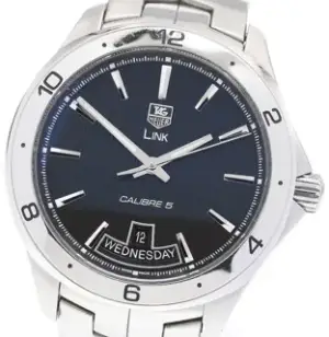 TAG Heuer TAG Heuer Link Calibre 5 WAT2010-0 42mm Stainless steel Black