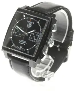 TAG Heuer TAG Heuer Monaco CAW211M 39mm Stainless steel Black