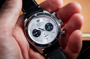 TAG Heuer Autavia Chronometer Flyback 60th Anniversary Silver Panda