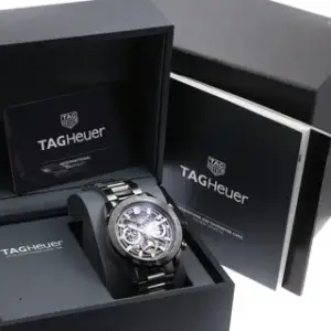 TAG Heuer TAG Heuer Carrera CBG2A10.BA0654 45mm Stainless steel Black