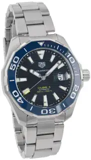 TAG Heuer TAG Heuer Aquaracer WAY201B.BA0927 43mm Stainless steel Blue