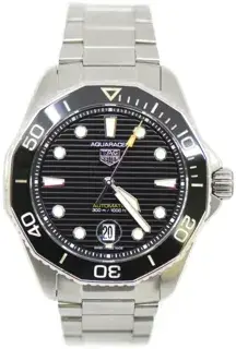 TAG Heuer TAG Heuer Aquaracer WBP201A 43mm Stainless steel Black
