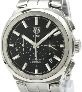 TAG Heuer TAG Heuer Link CBC2110 41mm Stainless steel Black