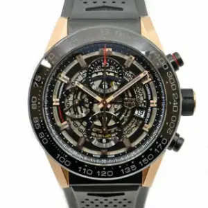 TAG Heuer TAG Heuer Carrera CAR2A5A.FT6044 45mm Rose gold and Titanium Skeletonized