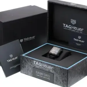 TAG Heuer TAG Heuer Monaco CAW2190 39mm Carbon fiber and Leather Black