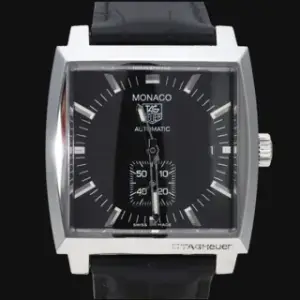 TAG Heuer TAG Heuer Monaco WW2110.FC6177 37mm Stainless steel Black