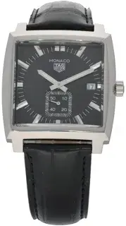 TAG Heuer TAG Heuer Monaco WAW131A 37mm Stainless steel Black