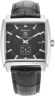 TAG Heuer TAG Heuer Monaco WW2110 37mm Stainless steel Black