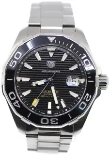 TAG Heuer TAG Heuer Aquaracer WAY201A 43mm Stainless steel Black