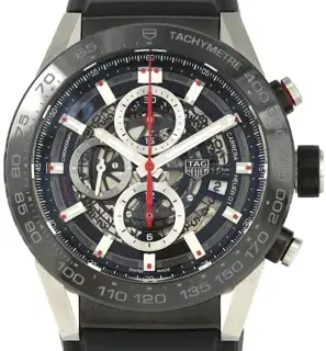 TAG Heuer TAG Heuer Carrera CAR2A1Z.FT6044 45mm Ceramic and Stainless steel Skeletonized