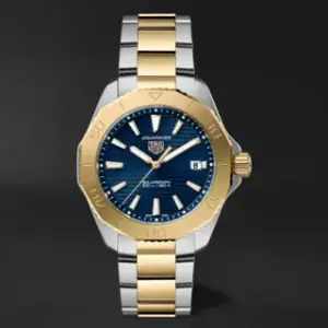 TAG Heuer TAG Heuer Aquaracer 40mm Yellow gold and Stainless steel Blue