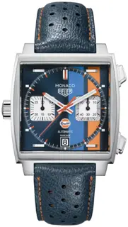TAG Heuer TAG Heuer Monaco CAW211R 39mm Stainless steel Dark Blue