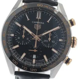 TAG Heuer TAG Heuer Carrera CBN2A5A.FC6481 44mm Ceramic and Yellow gold and Stainless steel Black