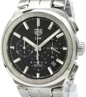 TAG Heuer TAG Heuer Link CBC2110 41mm Stainless steel Black