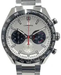 TAG Heuer TAG Heuer Carrera CBN2A1D.BA0643 44mm Stainless steel Silver and White