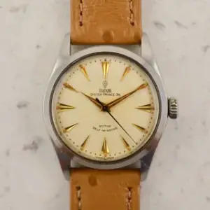 Tudor Tudor Prince 7909 34mm Stainless steel White and Golden