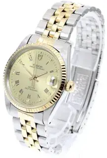 Tudor Tudor Prince 72033 32mm Yellow gold and Stainless steel Champagne
