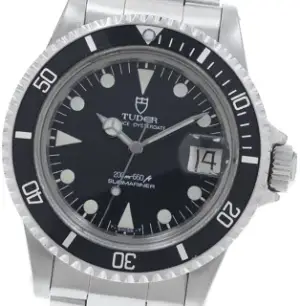 Tudor Tudor Submariner 76100 39mm Stainless steel Black