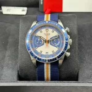 Tudor Tudor Heritage M70330B-0003 42mm Stainless steel Blue and White