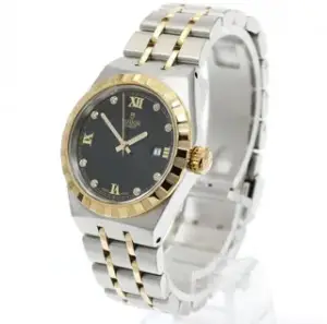 Tudor Tudor Royal 28303 28mm Yellow gold and Stainless steel Black