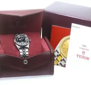 Tudor Tudor Prince 76200 35mm Stainless steel Black